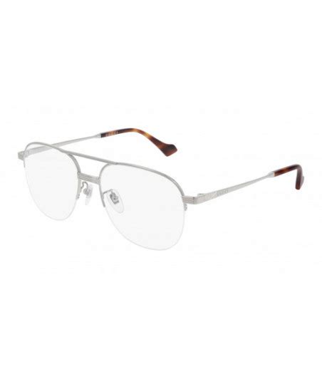 occhiali gucci gg247o 004|Gucci GG0745O 004 Eyeglasses in Silver .